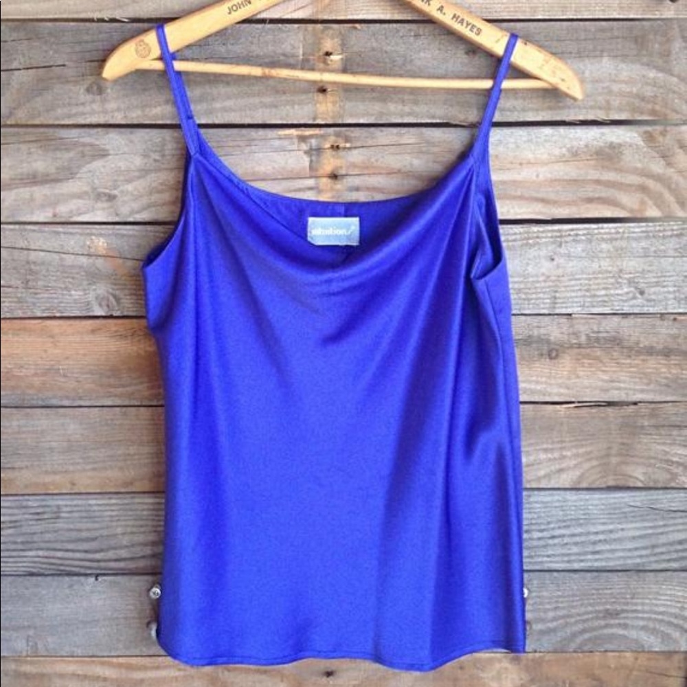 Vintage 1990’s Silky Blue Cami Top